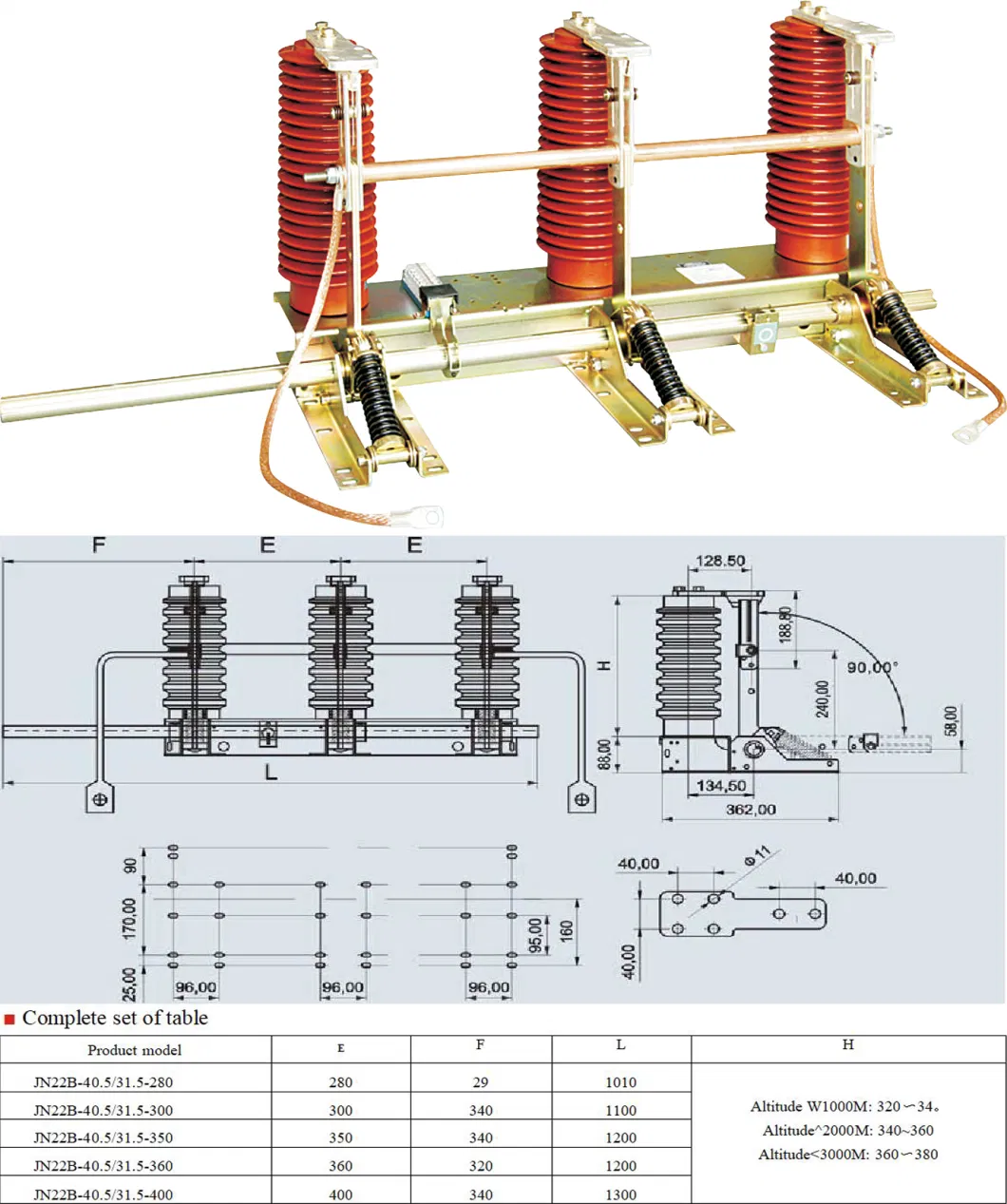 Contact Box Earthing Switch Vacuum Circuit Breaker Switchgear Vcb