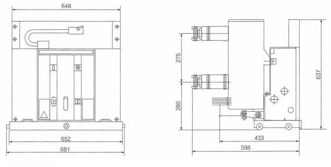 Zn63A (GTV8) -12/1250A Vs1 Indoor Vacuum Circuit Breaker Vcb